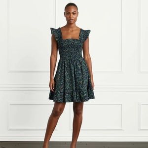 Hill House Elizabeth Nap Dress - Midnight Garden Poplin